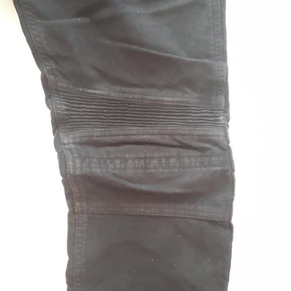 Ralph Lauren Black Label Moto Biker Jeans Black 30 x 34 - Picture 3 of 6